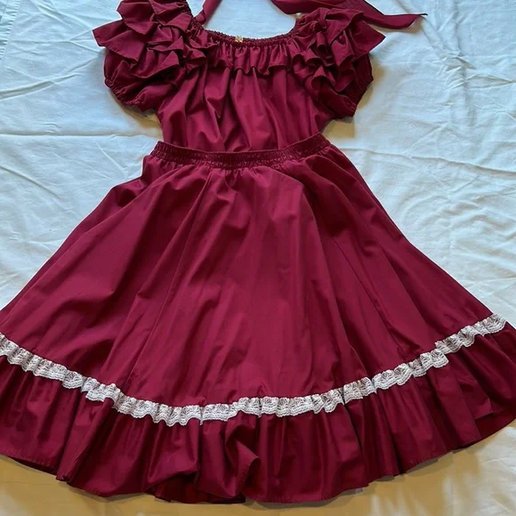 Vintage Swing Skirt Set Partners Please Malco Modes - Picture 3 of 9